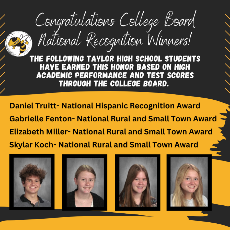 	Taylor High School Celebrates Students Awarded with Academic Honors from College Board National Recognition Programs 